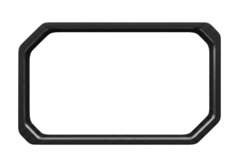 Sleek Carbon Fiber Frame Design.Isolated white background.Full transparent PNG.