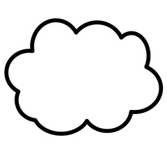 シンプルな雲_イラスト_ベクター素材_01