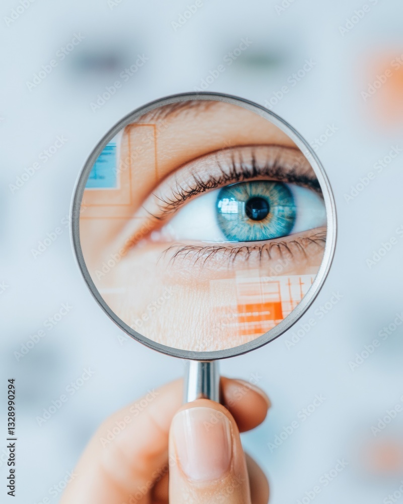 Poster ai-enhanced visual analytics innovative data insights through macro lens technology - futuristic bus