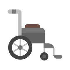 Wheelchair flat icon