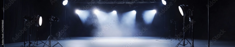 Aufkleber immersive performance lighting design industrial stage grid with high-intensity led tech - professio