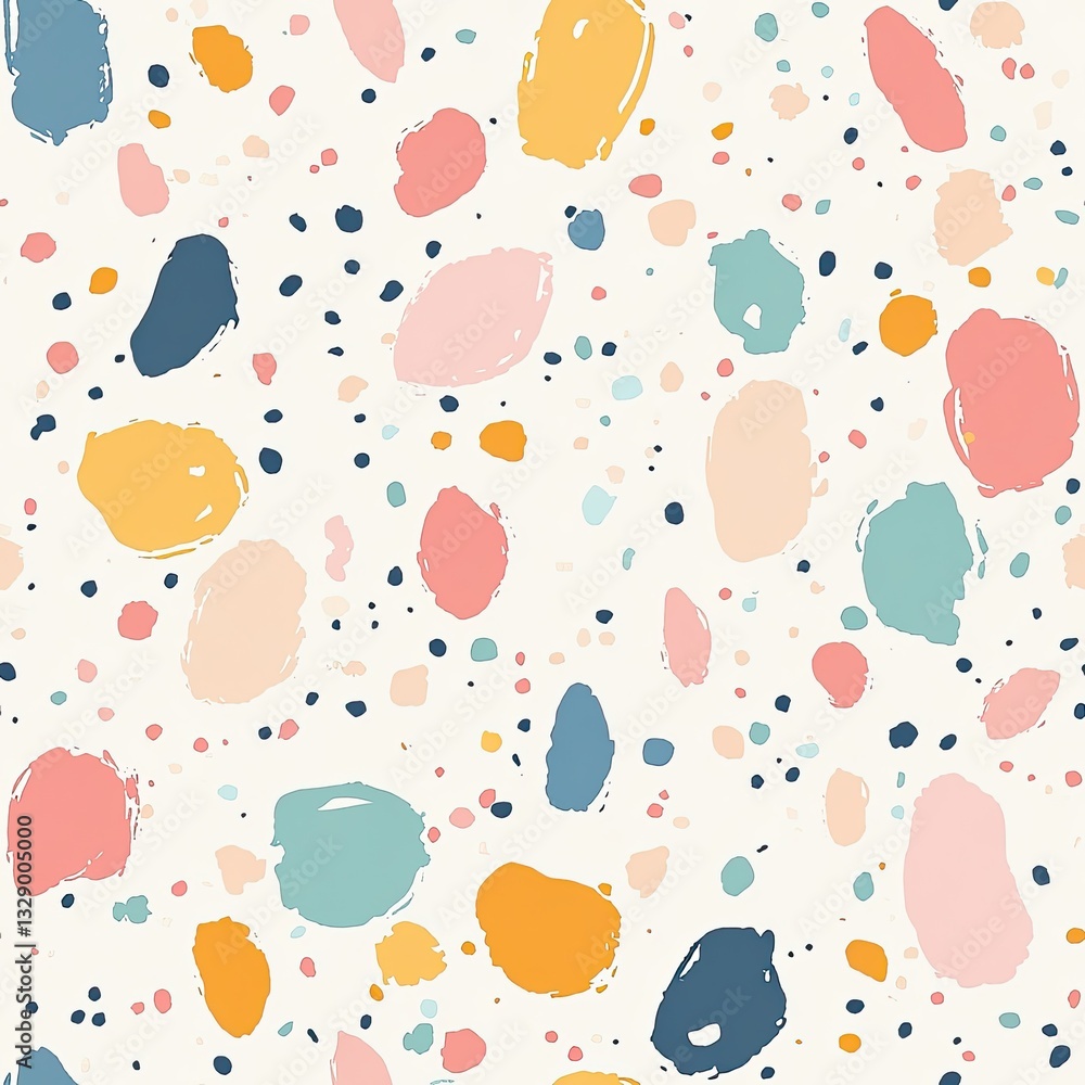 Aufkleber soft watercolor texture spatter inspired pattern for design projects