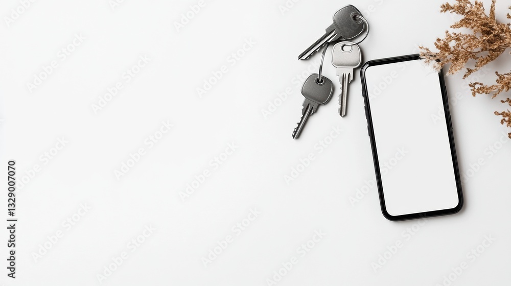 Aufkleber smart home connectivity meets real estate innovation minimalist digital key management with mobile t