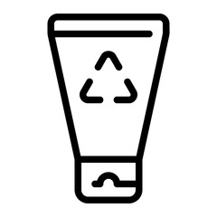 sunscreen line icon
