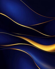 A rich blue and gold gradient. Featuring deep blue blending into shiny gold