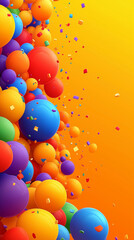 Magical and festive background for posters and announcements