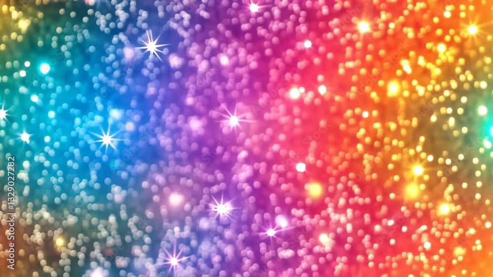 Poster bright colors and sparkling stars fill the background, creating an enchanting visual experience full
