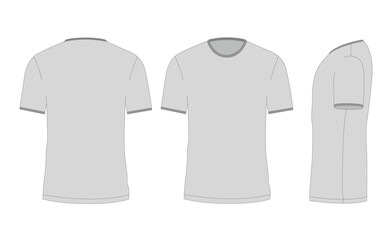 Naklejka premium T shirt Ringer Neck for mockup design