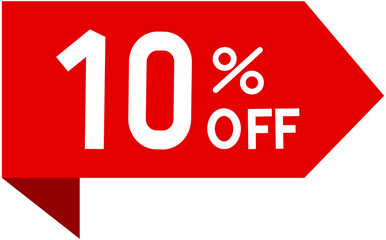 10% off sale badge sticker
