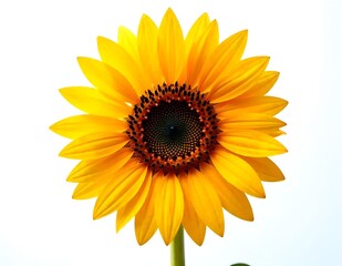 Fototapeta premium sunflower isolated on white background