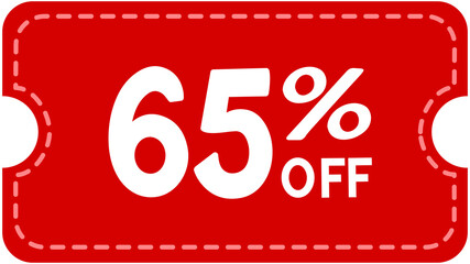 Discount coupon 65% off
