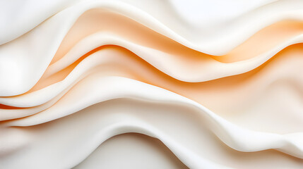 Close-up of soft flowing fabric texture - abstract studio background