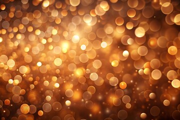 colorful golden bokeh background
