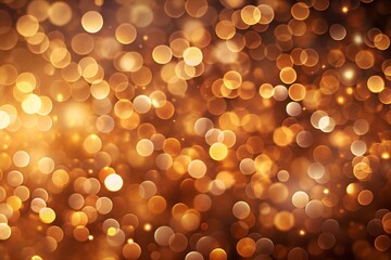 colorful golden bokeh background