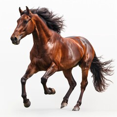 Obraz premium Majestic Bay Horse in Motion