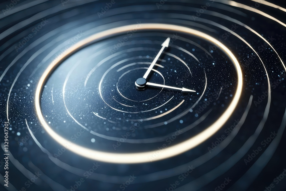 Poster seamless glowing neon time-ripples distorting space around cosmic fractures, futuristic galactic pat