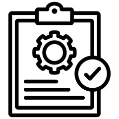 Checklist Outline Icon