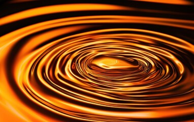 Seamless glowing golden water ripple patterns in concentric symmetry, minimalist divine pattern, refined high-end Zen elegance