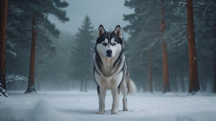 siberian husky dog