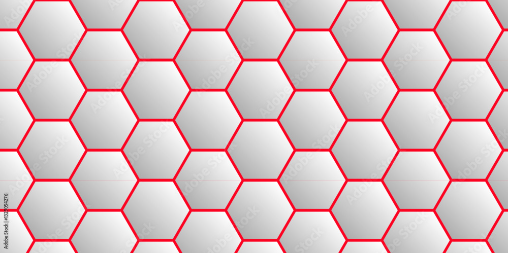 Aufkleber modern geometric structure with soft color accents. high-resolution 3d hexagonal grid for web design
