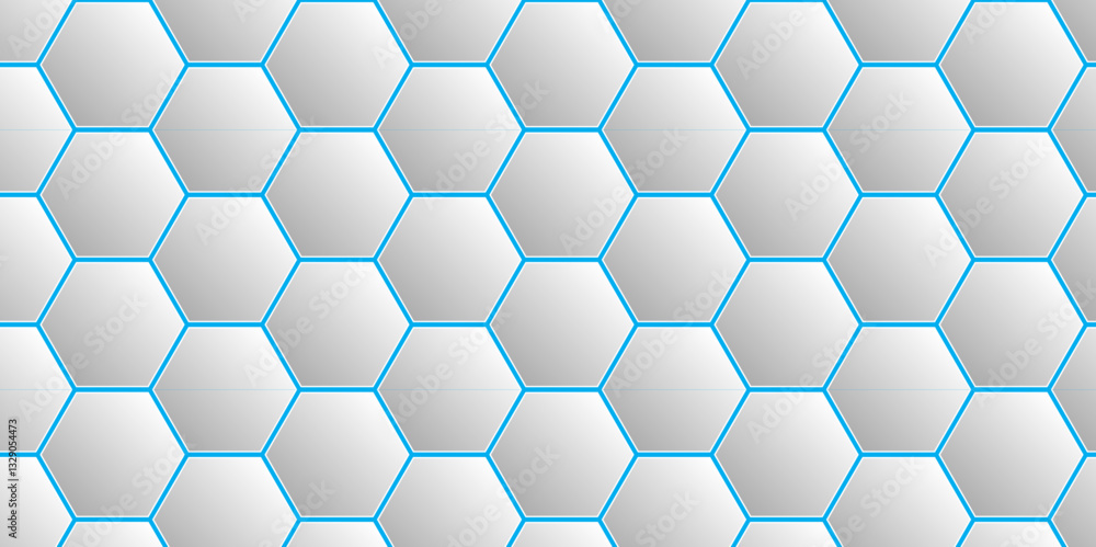 Aufkleber minimalist hexagonal texture with gradient effect. stylish honeycomb design for digital art. hexagon