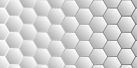 Minimalist Hexagonal Texture with Gradient Effect. Stylish Honeycomb Design for Digital Art. Hexagon. Vector. 