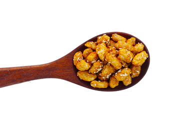 Caramelised peanuts with sesame, Candied peanuts