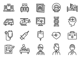 メディカルアイコン04　Medical icons
