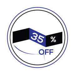 35% discount icon