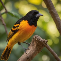 Fototapeta premium red winged blackbird