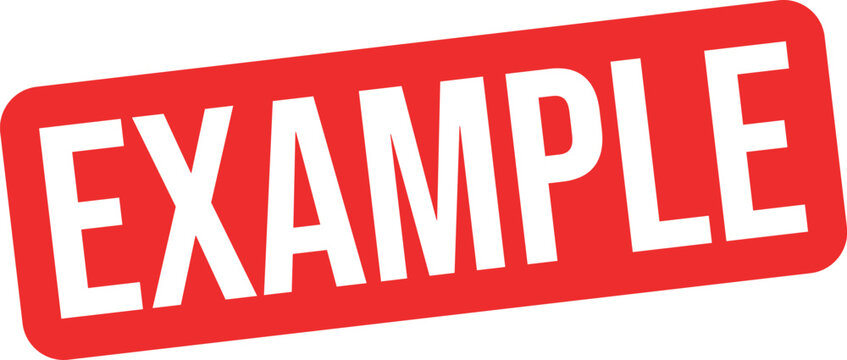 Example rubber stamp. vector illustration