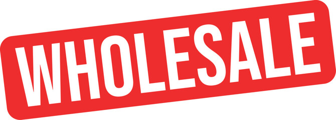 Wholesale rubber stamp. vector illustration