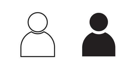 Admin line icon vector set.