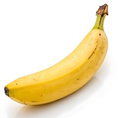 Ripe Banana Isolated on White Background