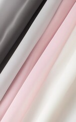 A soft pink to cool gray gradient background. Featuring pastel pinks, cool grays, and subtle whites. Emphasizing subtlety and elegance. Ideal for fashion or minimalist visuals