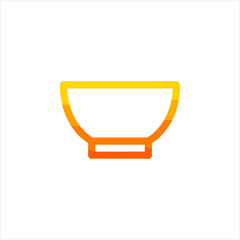 vector icon of toilet bowl