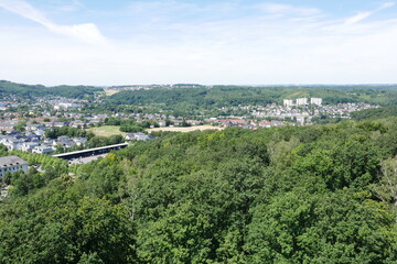 Obraz premium Aussicht vom Jübergturm im Sauerlandpark Hemer