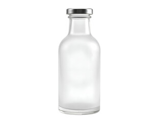 Naklejka premium Glass bottle mockup isolated on transparent background