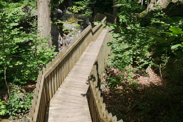 Obraz premium Erlebnisweg Felsenmeer Hemer