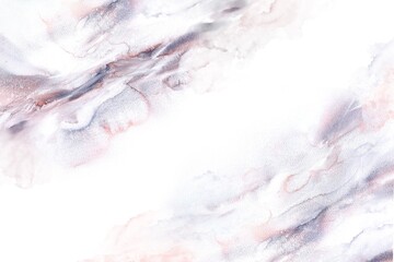 Abstract murble background in pastel colors. Watercolor gentle smears frame. Wedding invitation design.