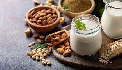 milk and nuts