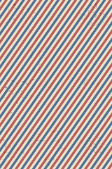 Vintage barber background with red, blue and light yellow stripes - vector illustration