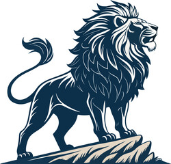  Unique Majestic Lion Illustration – Striking Vector Art