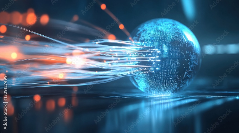 Aufkleber digital transformation event showcasing global connectivity and innovation in technology virtual env