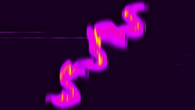 Abstract video motion graphic featuring swirling blue smoke against a black background