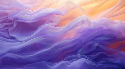 Obraz premium Flowing purple silk fabric