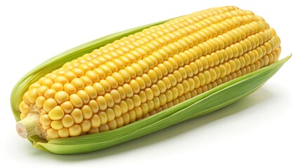 corn on a white background