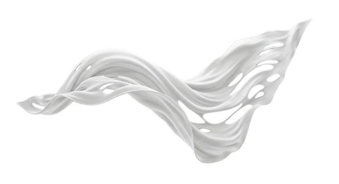 Abstract White Fabric Flowing Elegant Design Background Texture 3d art wave silk soft pure curve    