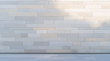 Naklejka premium Simple and elegant stone wall design creating a modern architectural aesthetic