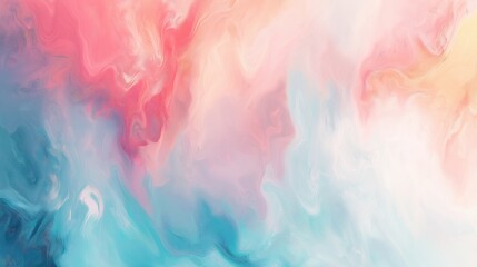 Dreamy pastel cloudscape